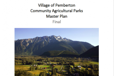 Pemberton Agricultural Parks Master Plan